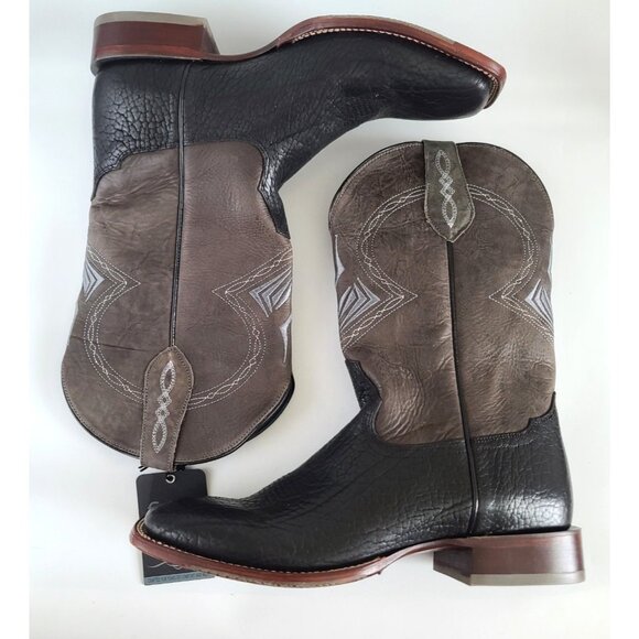 Cody James Mens Blue Collection Western Boots Sq Toe Sz 12 D Black BBH4 NWOB main image 9